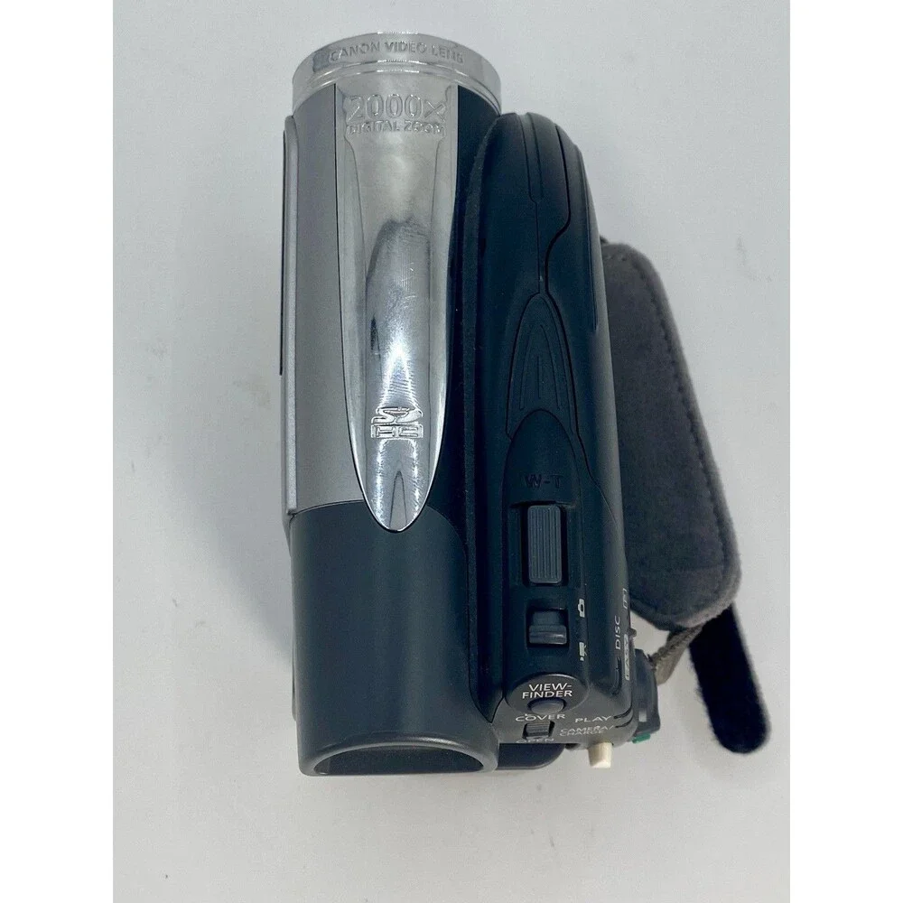 Canon DC410 Mini DVD Camcorder Video Camera LCD Screen 41x Zoom Works W/battery